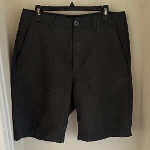 Champs Men's Dark Charcoal Flat-Front Shorts